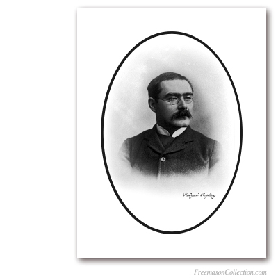 Portrait de R. Kipling (2). Début XXème. Le poète de la Franc-Maçonnerie. Art maçonnique