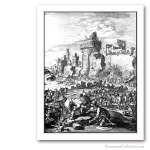 La reconstruction du rempart de Jérusalem, 1700
