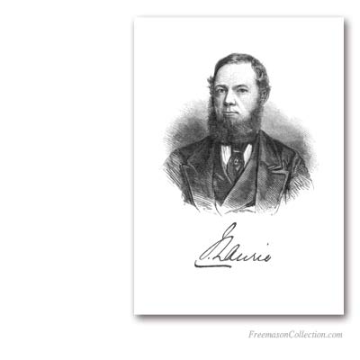 William Alexander Laurie. Ecosse, 1873. Grand Secretaire. Art maçonnique