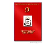 9° maître Elu des Neuf. Rite Ecossais Ancien et Accepté. Franc-maçonnerie